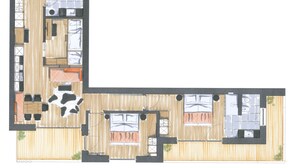 Floor plan - Chalet Nora (San Vigilio)