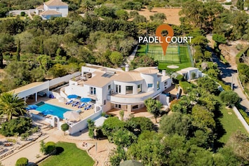 Aerial view of the property
