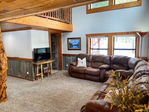 TV connectée, cheminée