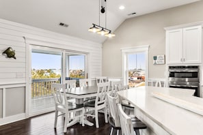 Dining - Sound Living: Exquisite Canal-front home, Infinity Pool, Hot Tub, Elevator (Nags Head)