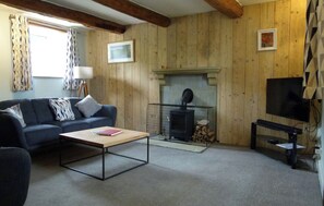 Fireplace - 2 bedroom accommodation in Newbiggin-in-Bishopdale, near Leyburn (Newbiggin-in-Bishopdale, near Leyburn)