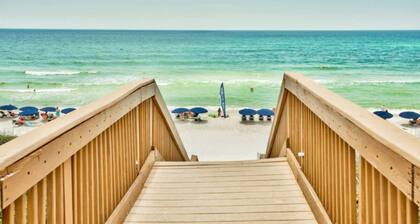 Stunning Gulf Front 3 Bed/3 Bath Corner Unit Next to Rosemary -Free Beach Set Up