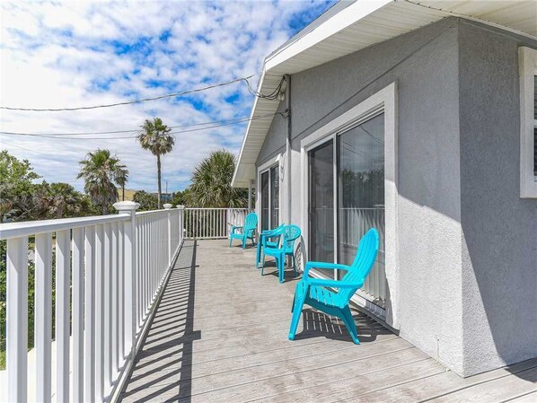 House, Multiple Beds, Patio | Balcony - Zamora Upper Cottage, 2 Bedroom, Walk to the Beach, Wi-fi, Pets, Sleeps 6 (St. Augustine)