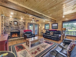 تلفزيون، مدفأة