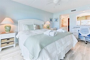 Condo, Multiple Beds, Balcony, Ocean View | 2 bedrooms, free WiFi - Windjammer 210, 2 Bedrooms, Ocean Front, Pool, Elevator, Sleeps 6 (St. Augustine)