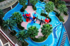 Indoor pool, seasonal outdoor pool