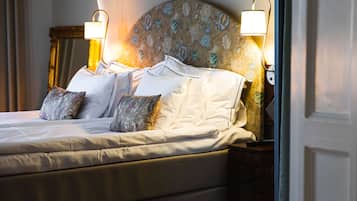 Executive-Suite, 1 King-Bett, Nichtraucher (with Sofabed) | Hochwertige Bettwaren, Zimmersafe, individuell dekoriert