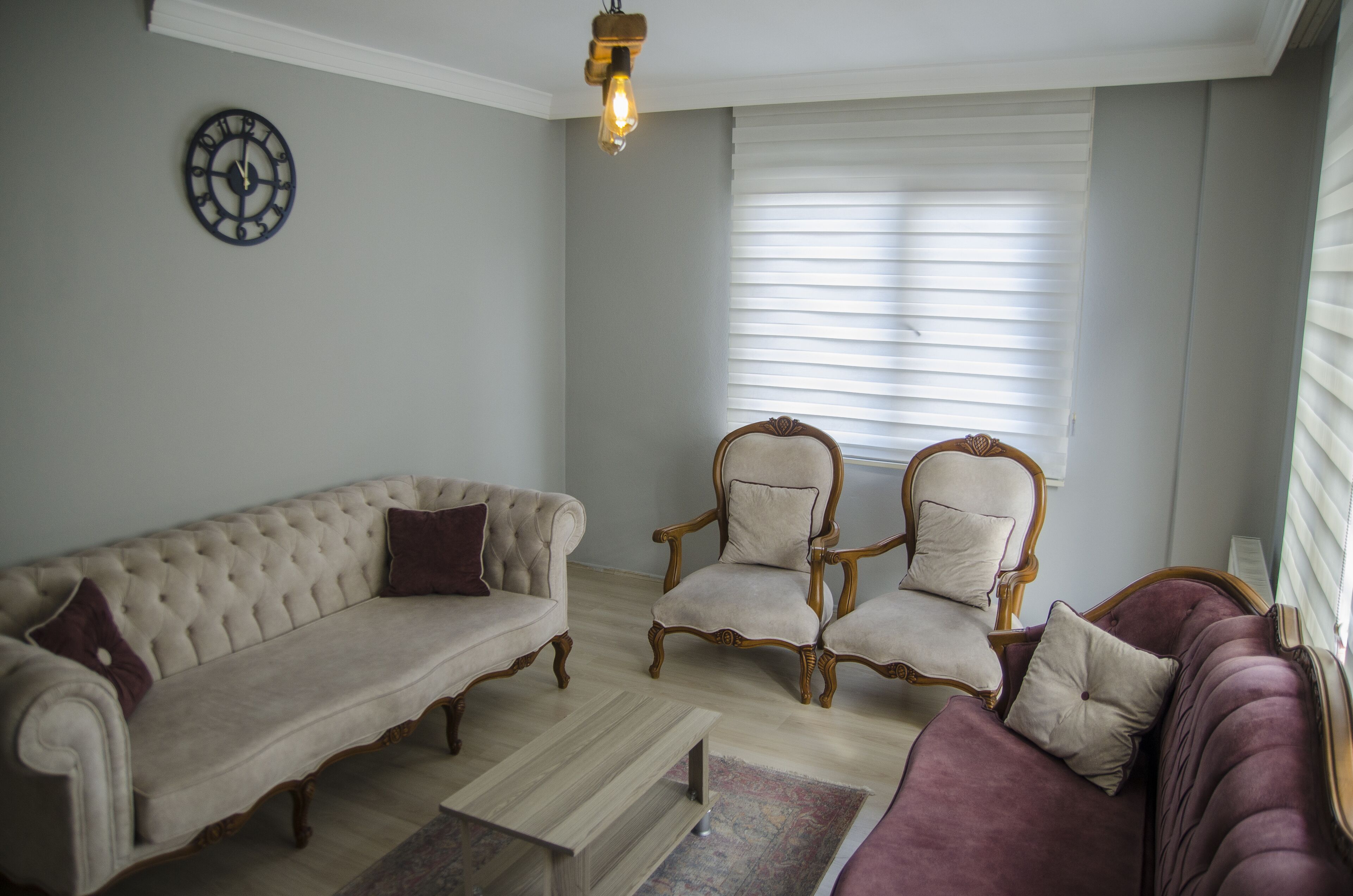 deluxe apartment | living area | 32-inch lcd tv with satellite channels, tv