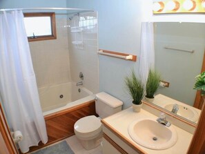 Ensemble douche/baignoire, baignoire à jets