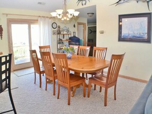 Dining - Finally Here is an exceptionally decorated home with ocean views and designed for comfor (South Nags Head)