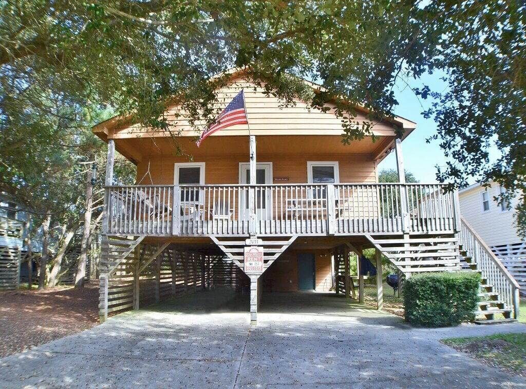 This lovely, well maintained home is centrally located in the heart of Nags Head on the Outer Banks.
