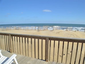 Property grounds - If you are looking for a rustic oceanfront beach home with fabulous ocean views, you have found it. (South Nags Head)