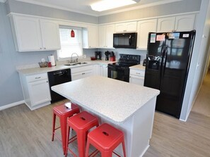 Fridge, dishwasher - Direct beach access across the street! (Nags Head)