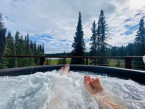 Lakefront Home next to Kenai and Kasilof River w/ Hot tub and view. Sleeps 6-12