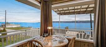 Beautiful Bayfront House w/WiFi, Beach Access, Bay/Mountain Views, & Fireplace