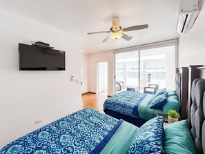 2 bedrooms, iron/ironing board, free WiFi, bed sheets