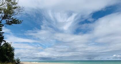 Log Home Located on Lake Muskallonge
