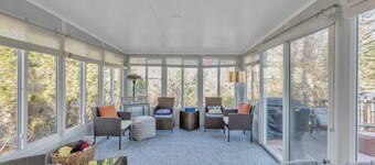 Clever Fox is on Big Lake waterfront to Enjoy!