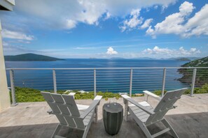 Terrace/patio - NEW OCEAN VIEW HOME! (St Thomas)