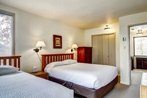 Second upstairs bedroom with bathroom across the hall.