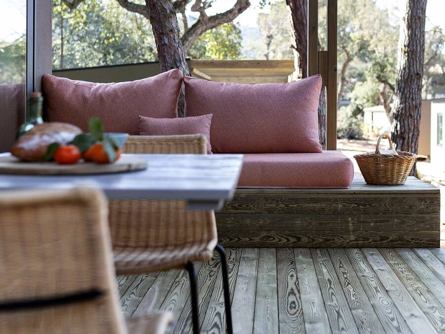 Romantic Mobile Home | Terrace/patio