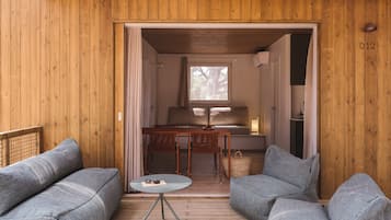Familie stacaravan | Luxe beddengoed, een kluis op de kamer, gratis wifi