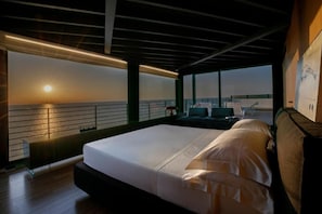 Panoramic Room | Hypo-allergenic bedding, minibar, in-room safe, individually furnished - Hotel Punta Tipa (Trapani)