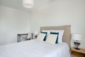 1 bedroom, free WiFi - Nice flat for 6, sea view, 50m from the beach (Pléneuf-Val-André)