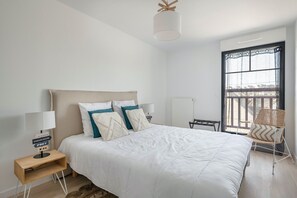 1 bedroom, free WiFi - Nice flat for 6, sea view, 50m from the beach (Pléneuf-Val-André)