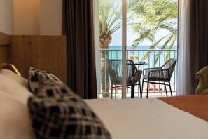 Chambre Double, balcon, vue mer