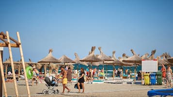 On the beach, 3 beach bars