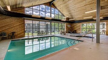 Indoor pool, a heated pool