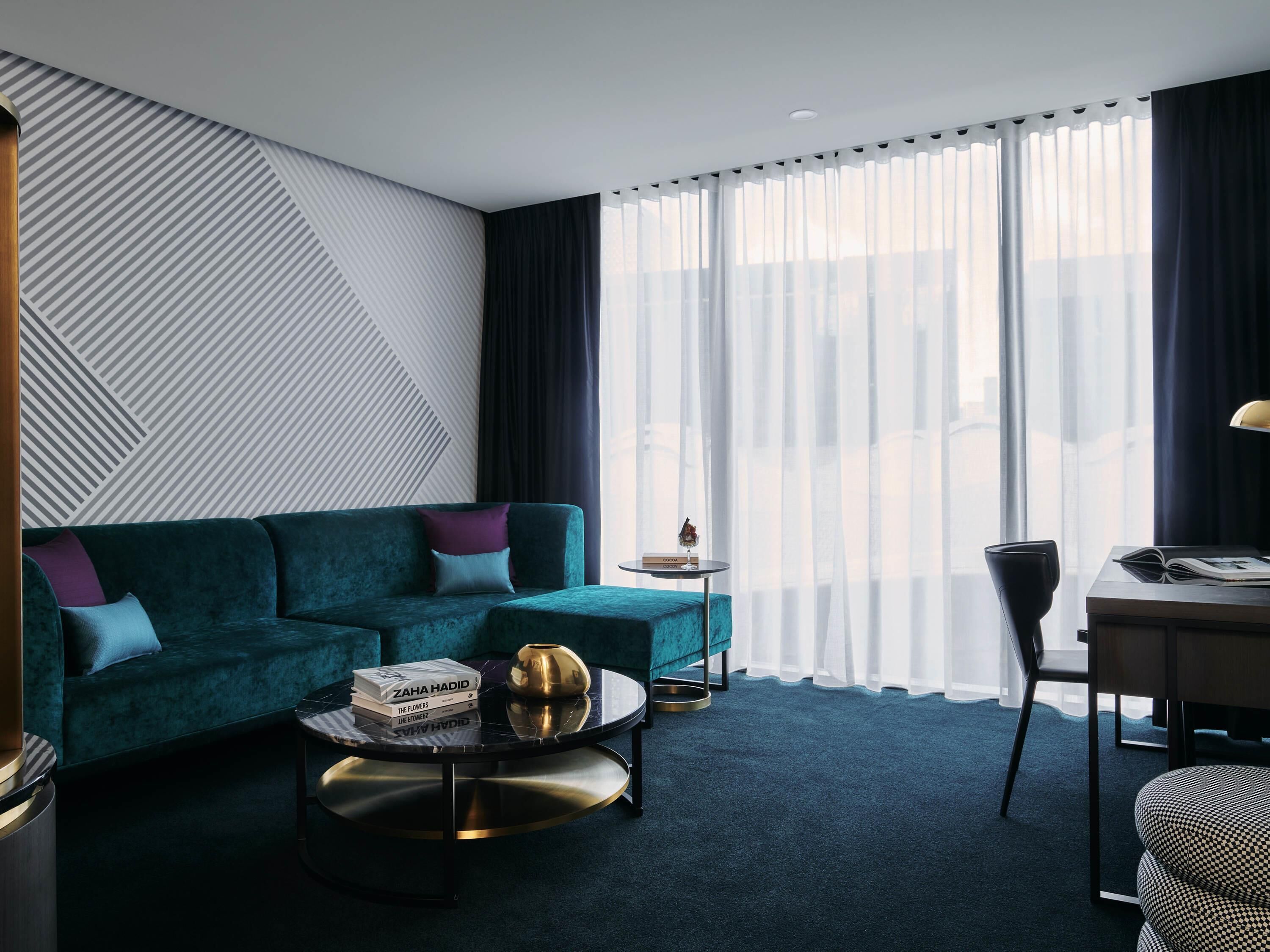 Superior Suite, 1 King Bed | Premium bedding, minibar, in-room safe, laptop workspace