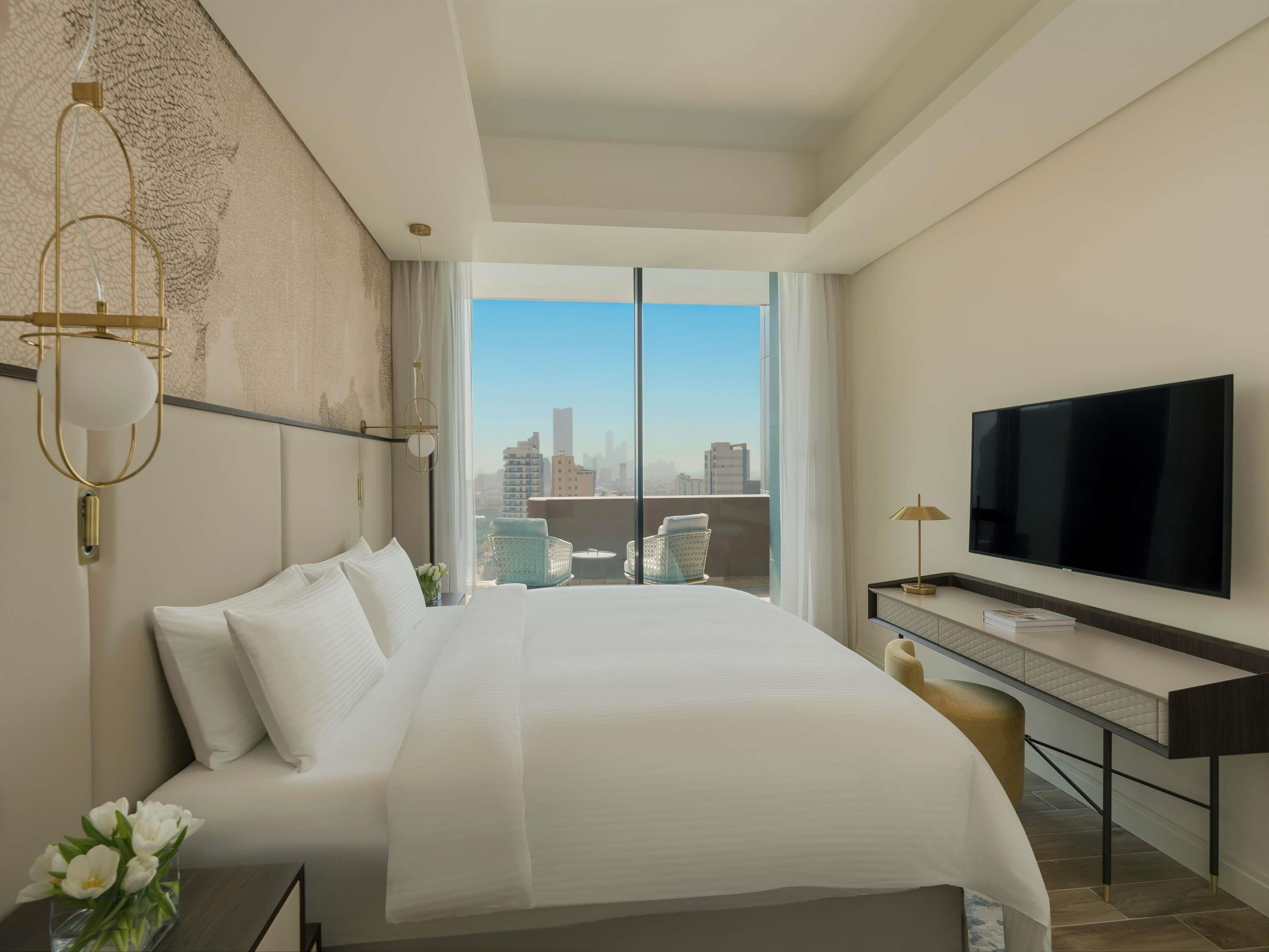 Habitació, 1 dormitori, accessible per a persones amb mobilitat reduïda, terrassa | Roba de llit d'alta qualitat i cobrellits 