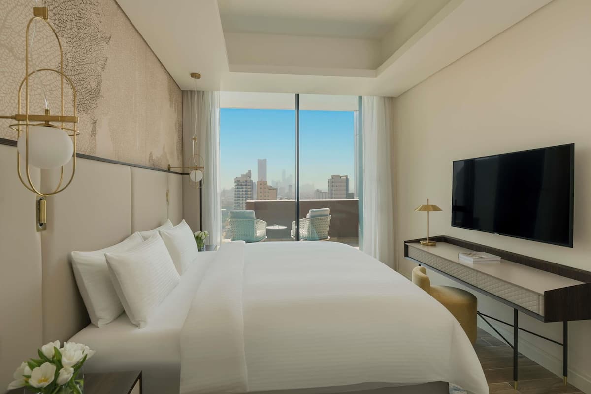 Camera, 1 camera da letto, accesso in sedia a rotelle, terrazzo | Biancheria da letto di alta qualità, copriletto in piuma