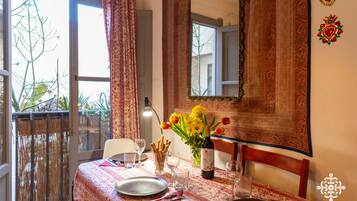 Comfort Apartment, 1 Bedroom | Private kitchen | Full-size fridge, oven, stovetop, espresso maker