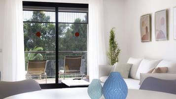 Udsigt fra overnatningsstedet