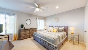 3 bedrooms, iron/ironing board, free WiFi, bed sheets