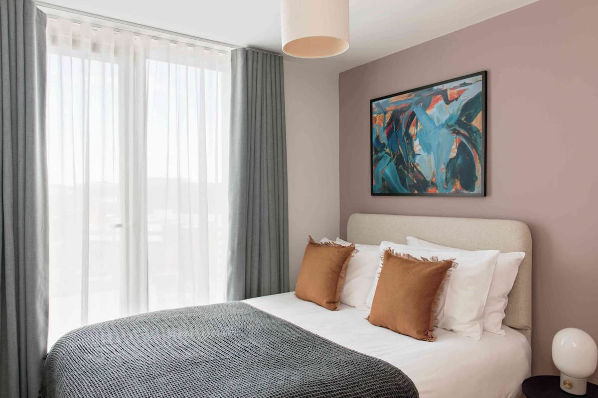 In-room safe, laptop workspace, blackout curtains, iron/ironing board