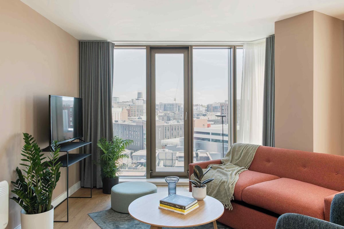 In-room safe, laptop workspace, blackout curtains, iron/ironing board