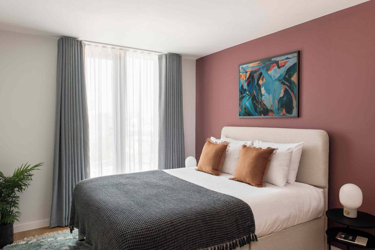 In-room safe, laptop workspace, blackout curtains, iron/ironing board