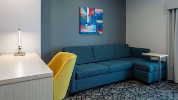 Suite Studio, 1 très grand lit et 1 canapé-lit, non-fumeurs | Bureau, espace de travail pour ordinateur portable