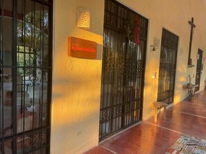 Interior entrance