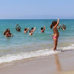 Private beach, white sand, beach bar