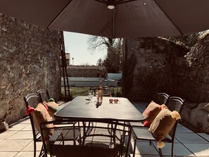 Balcony - 3-bed Farmhouse With Heated In Ground Pool (Gourgé)