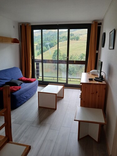 studio 4pers vue piste