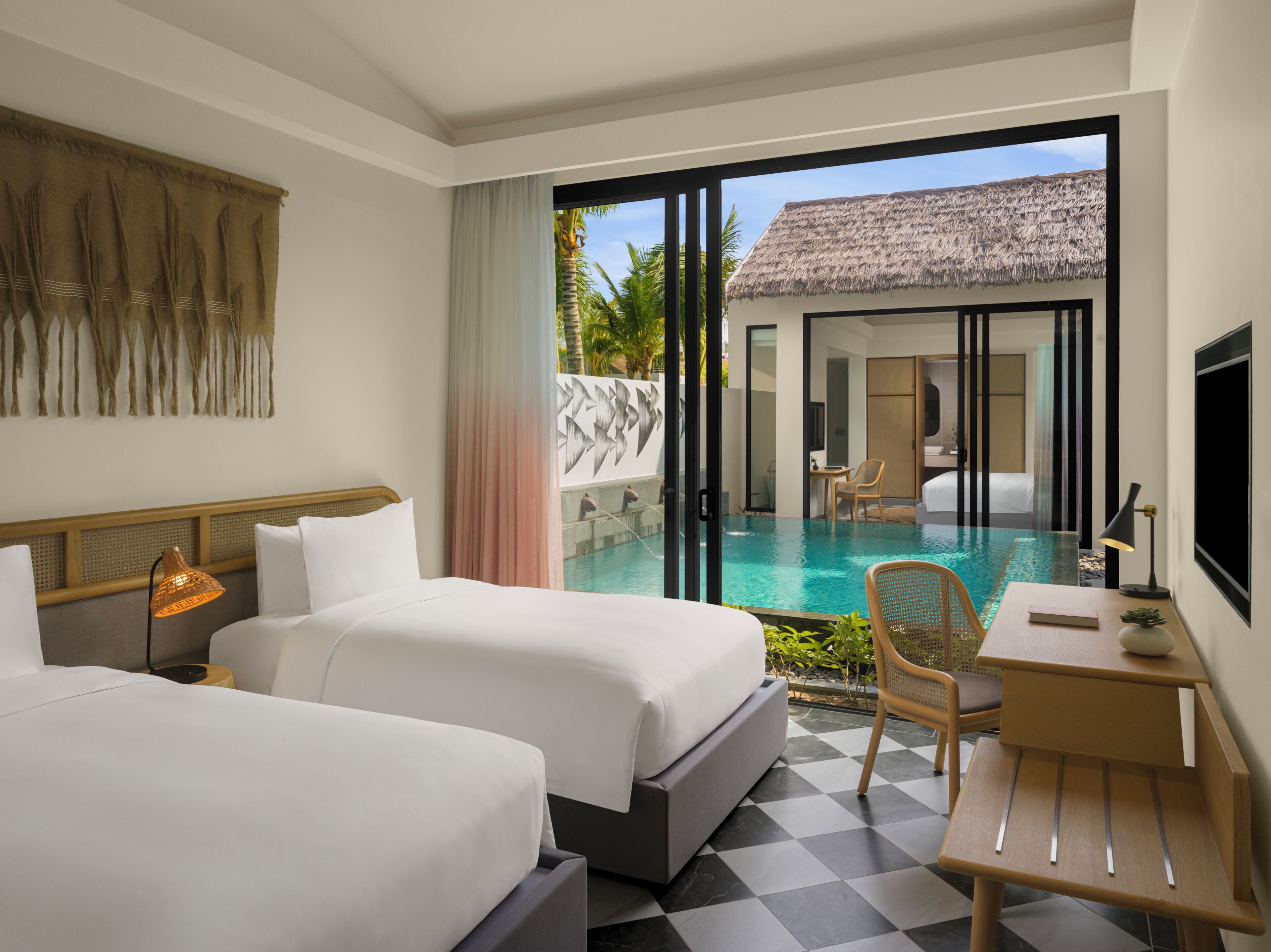 วิลล่า, 3 ห้องนอน (Garden, Pool) | ตู้นิรภัยในห้องพัก, โต๊ะทำงาน, พื้นที่ทำงานแบบใช้แล็ปท็อป
