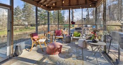 Snuggle time is great at the LiL Carrot waterfront on Big Wolf Lake