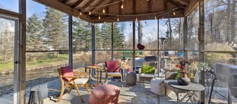 Snuggle time is great at the LiL Carrot waterfront on Big Wolf Lake