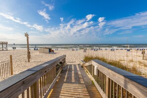On the beach